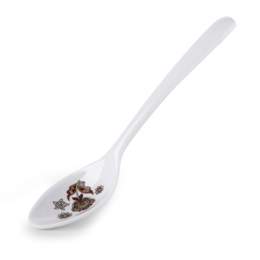 KITCHENMARK Melamineware Dessert Spoon Brown -18.5 cm