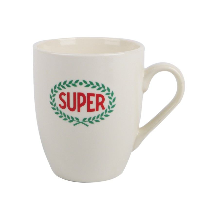 Generic Country Graphics White Ceramic Mug 350ml - 96pcs per Carton