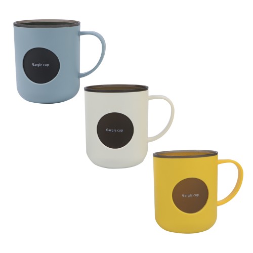 KITCHENMARK Plastic Mug 450ml - 3 Color Set