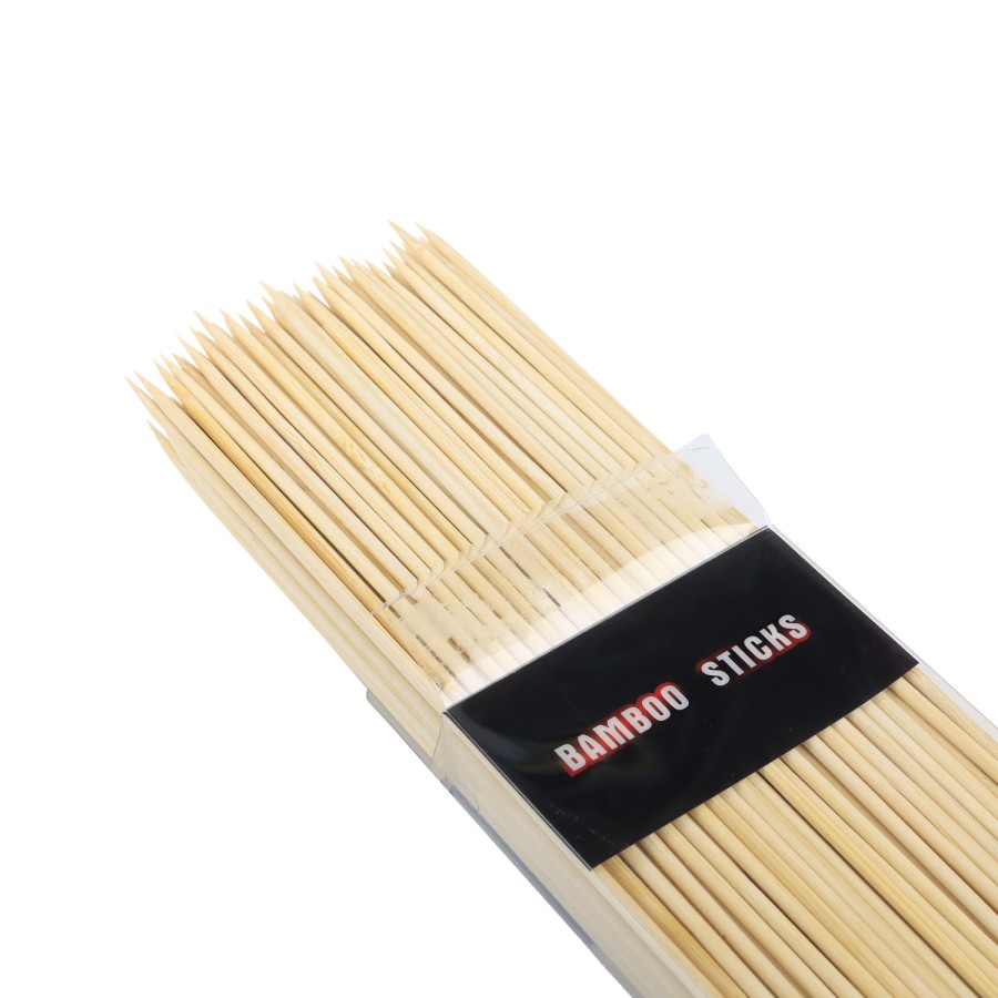 Generic 100pc 4mm Bamboo Stick BBQ Skewer 30cm