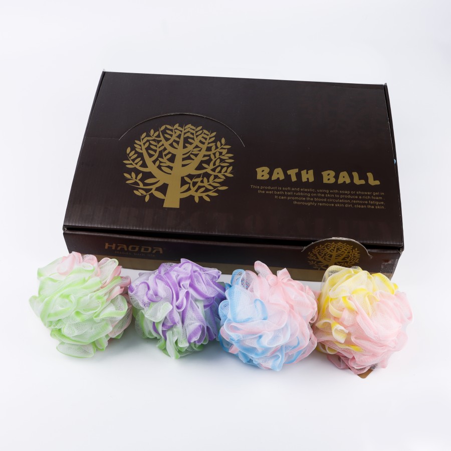 Generic 20pc Shower Loofahs Bath Balls - 5 Color Pack in Box