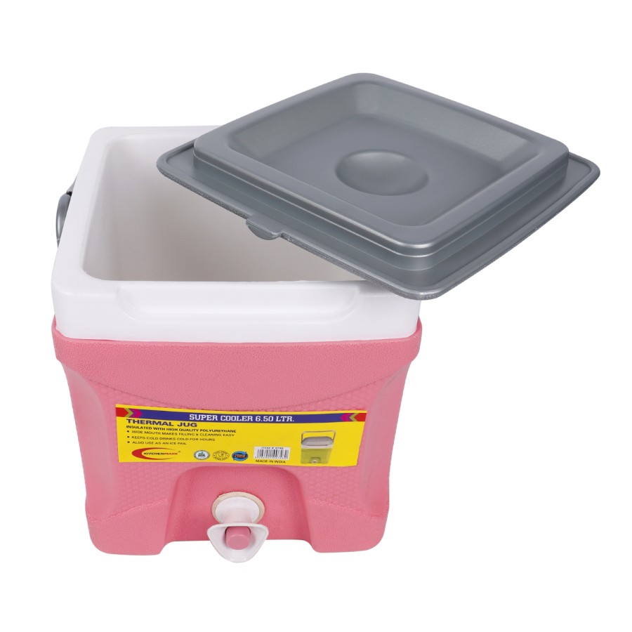 KITCHENMARK Super Cooler Oval Thermal Jug 6500ml - Pink 