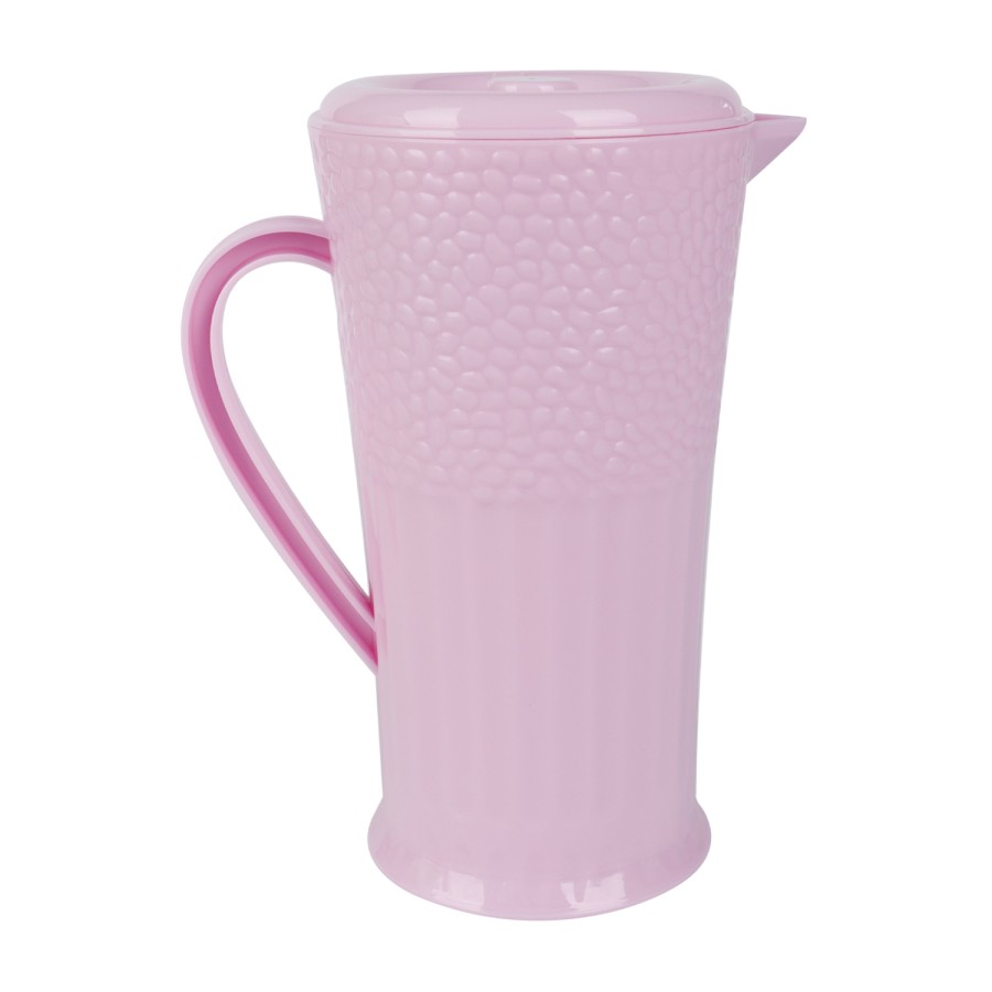 Generic Plastic Water Jug 2500ml with 4 Cups - Pink