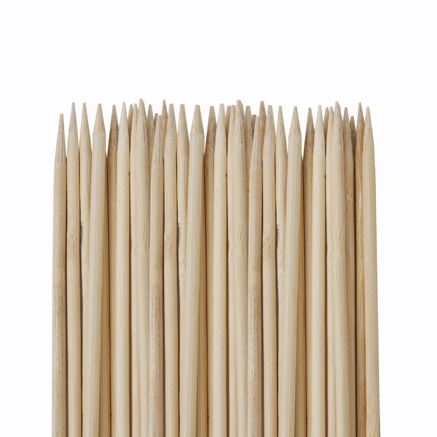 KITCHENMARK 50pc Bamboo BBQ Skewers Pack - 20cm