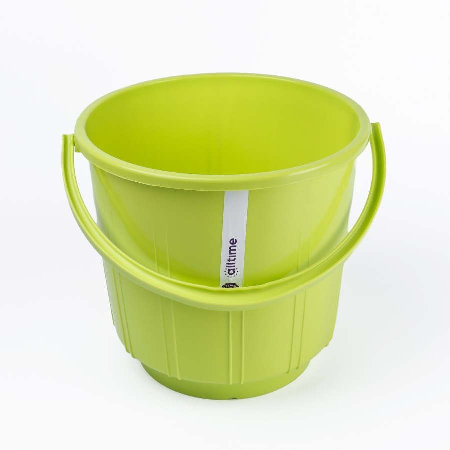 alltime Plastic Bucket with Handle 9Ltr - 3 Color Pack