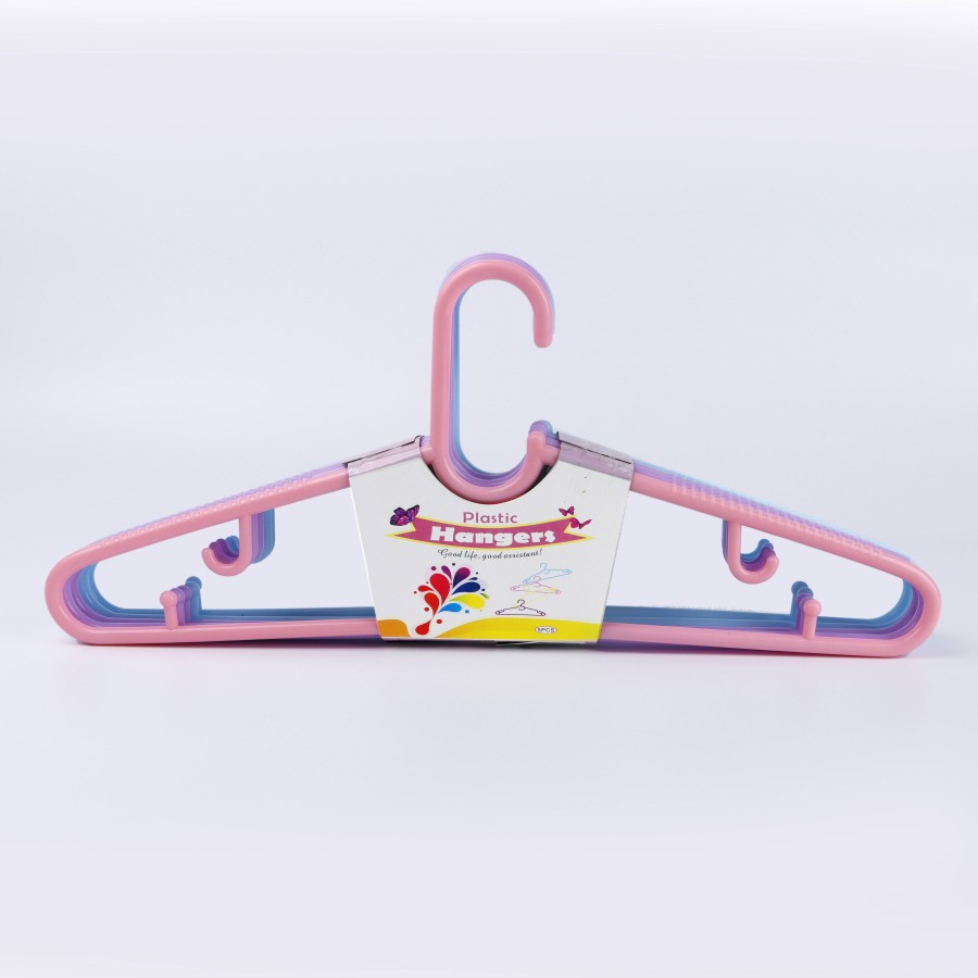 Generic Cloth Hanger - Set of 5 - Multicolor