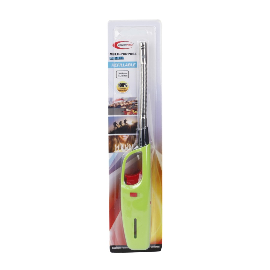 KITCHENMARK Multi Purpose Lighter - Pack of 24 - Green