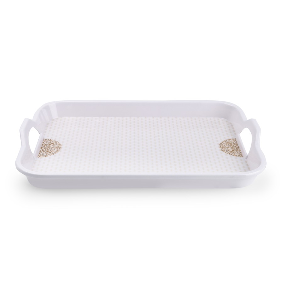 KITCHENMARK Melamineware Rectangular Tray Yellow - 39x28cm