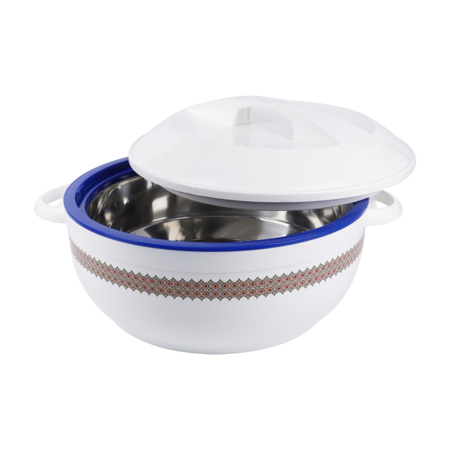 Generic Celebrity  Stainless Steel Insulated Casserole Hotpot 12000ml - White