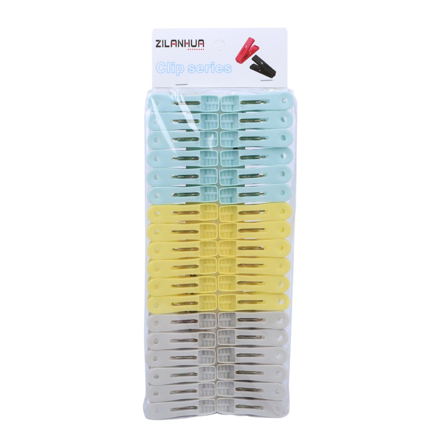 Generic 36pc Plastic Cloth Pegs Clips - Multicolor