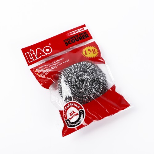 Generic LiAo Stainless Steel 15g Scourer 12pc Card