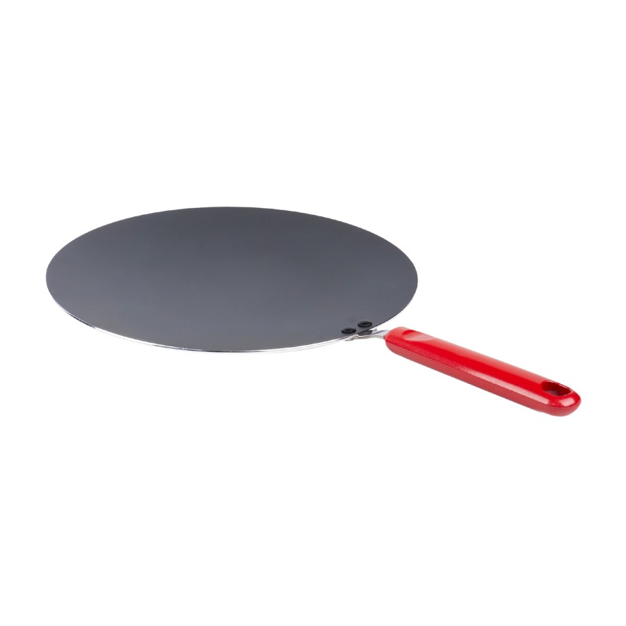 KITCHENMARK Nonstick Aluminium Concave Tawa 32cm - Red