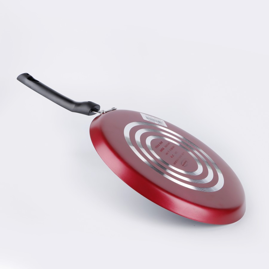 KITCHENMARK Non stick Dosa Tawa -27cm - Red