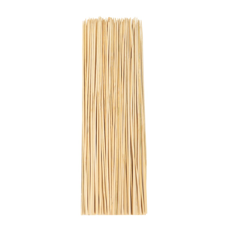 KITCHENMARK 100pc Bamboo BBQ Skewers Pack - 30cm