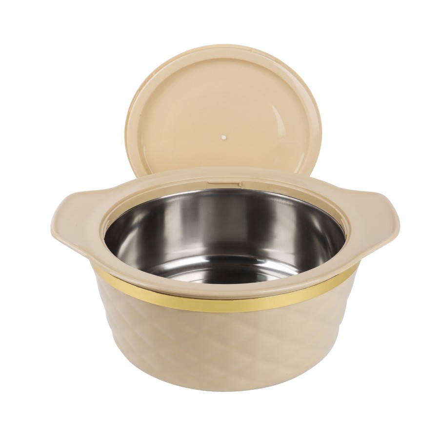 KITCHENMARK Kohenoor Stainless Steel Insulated Hotpot 9000ml - Beige