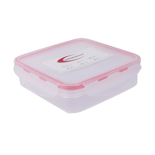 KITCHENMARK Lock and Safe Container Plastic 600ml - Transparent