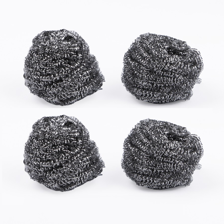 LIAO 4pc Stainless Steel Scourer 20g