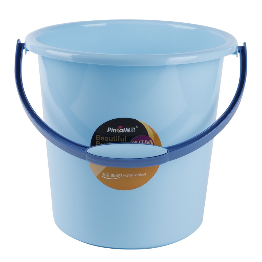 Generic Plastic Bucket with Handle 9L - 3 Color Pack