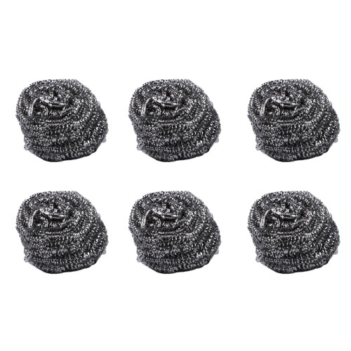 LIAO 6pc Stainless Steel Scourer 15g