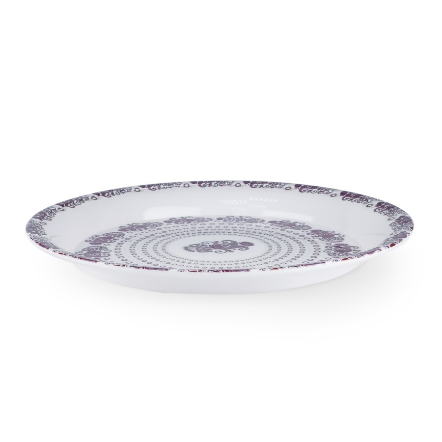 KITCHENMARK Melamineware Round Tray Violet - 45cm