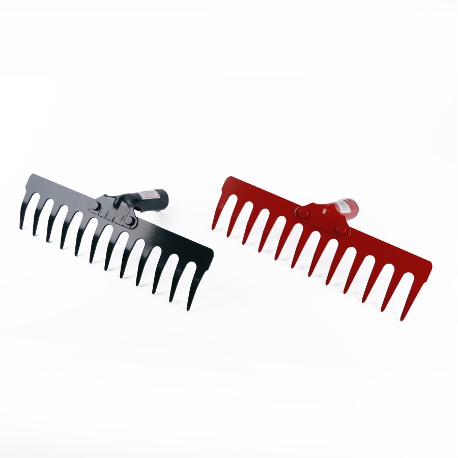 Generic Heavy Duty Metal Garden Rake 12 Teeth - 2 Color Pack