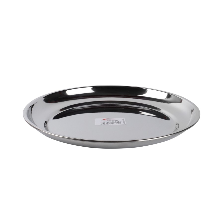 KITCHENMARK Rajbhog Round Steel Plate 9 - 21.5cm