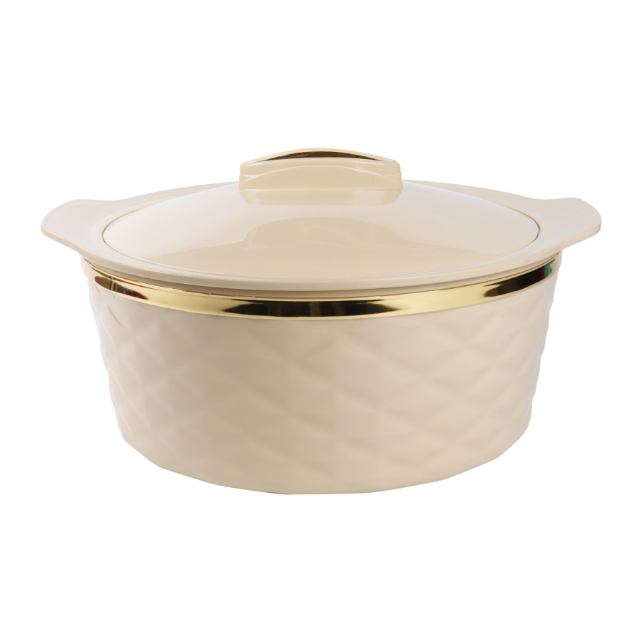 KITCHENMARK Kohenoor Stainless Steel Insulated Hotpot 1.3L - Beige