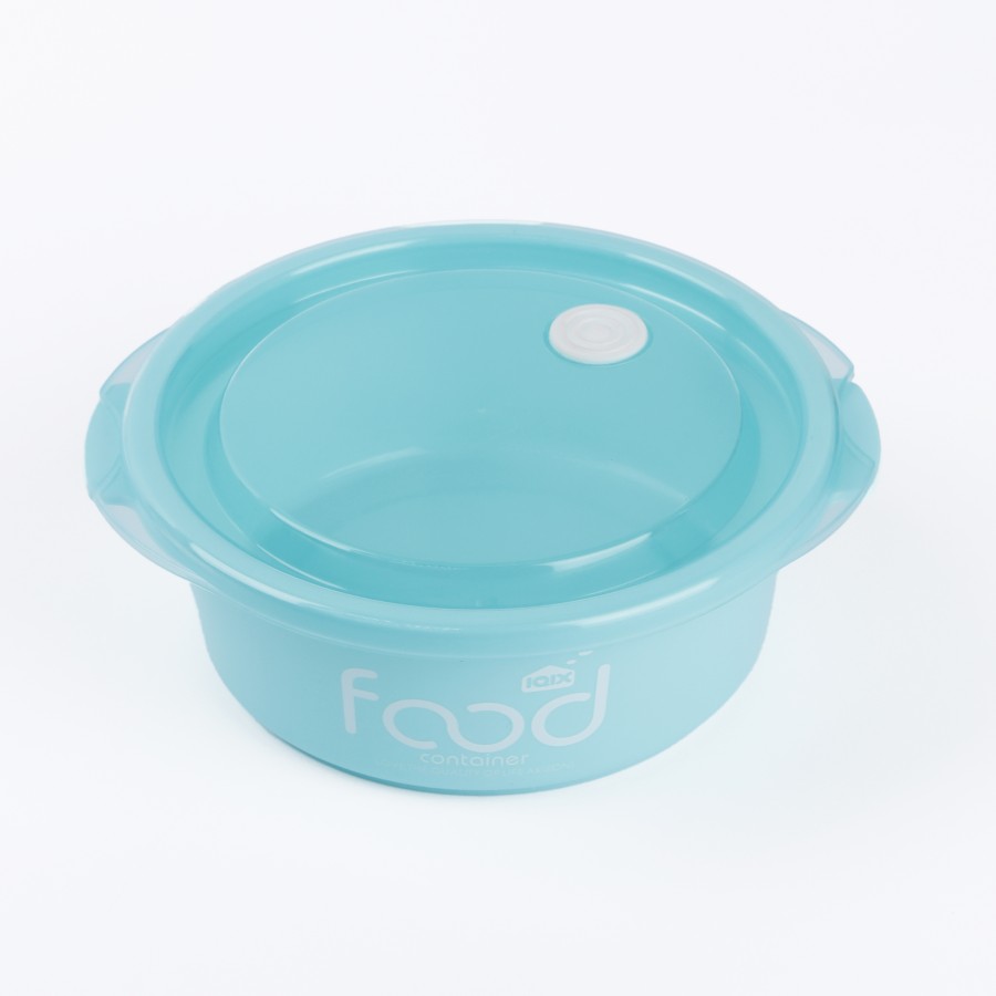 Generic Plastic Round 4pc Microwavable Food Storage Container 500ml - 3 Color Pack