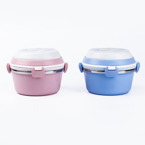 Generic Stainless Steel Multilayered Lunch Box - 2 Color Pack