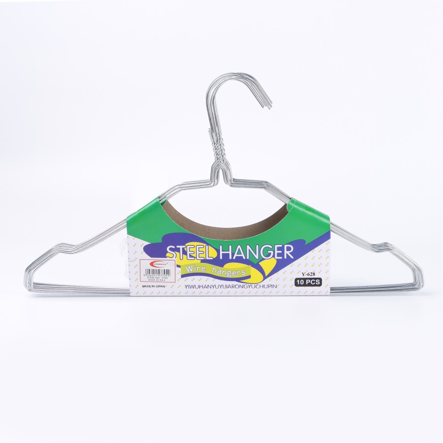 Generic Steel Cloth Hanger - Set of 10