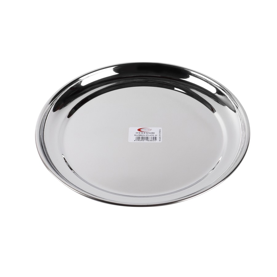 KITCHENMARK Rajbhog Round Steel Plate 10 - 24cm