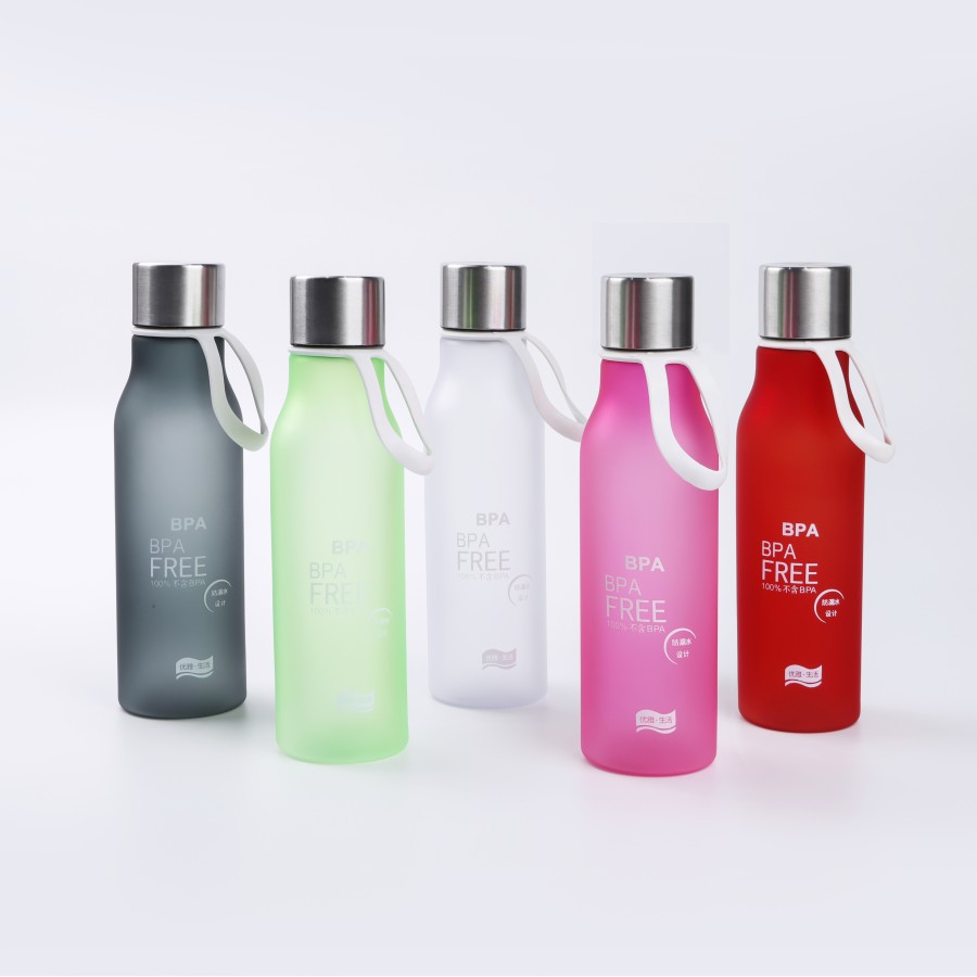 Generic Water Bottle 600mL - 5 Color Pack