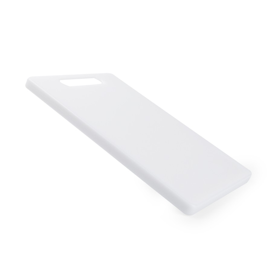 KITCHENMARK PE Plastic 20mm Chopping Cutting Board 37cm - White