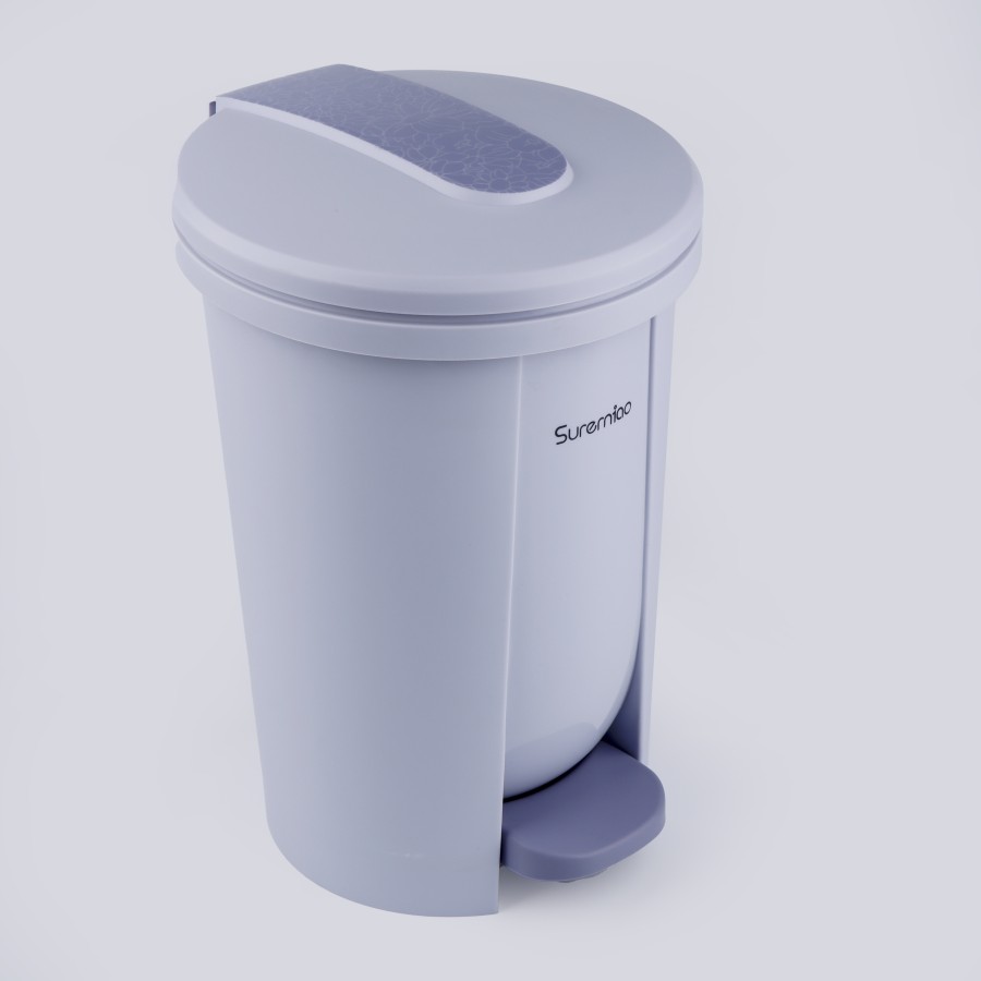 Generic Dustbin with Pedal 12L - 3 Color Pack