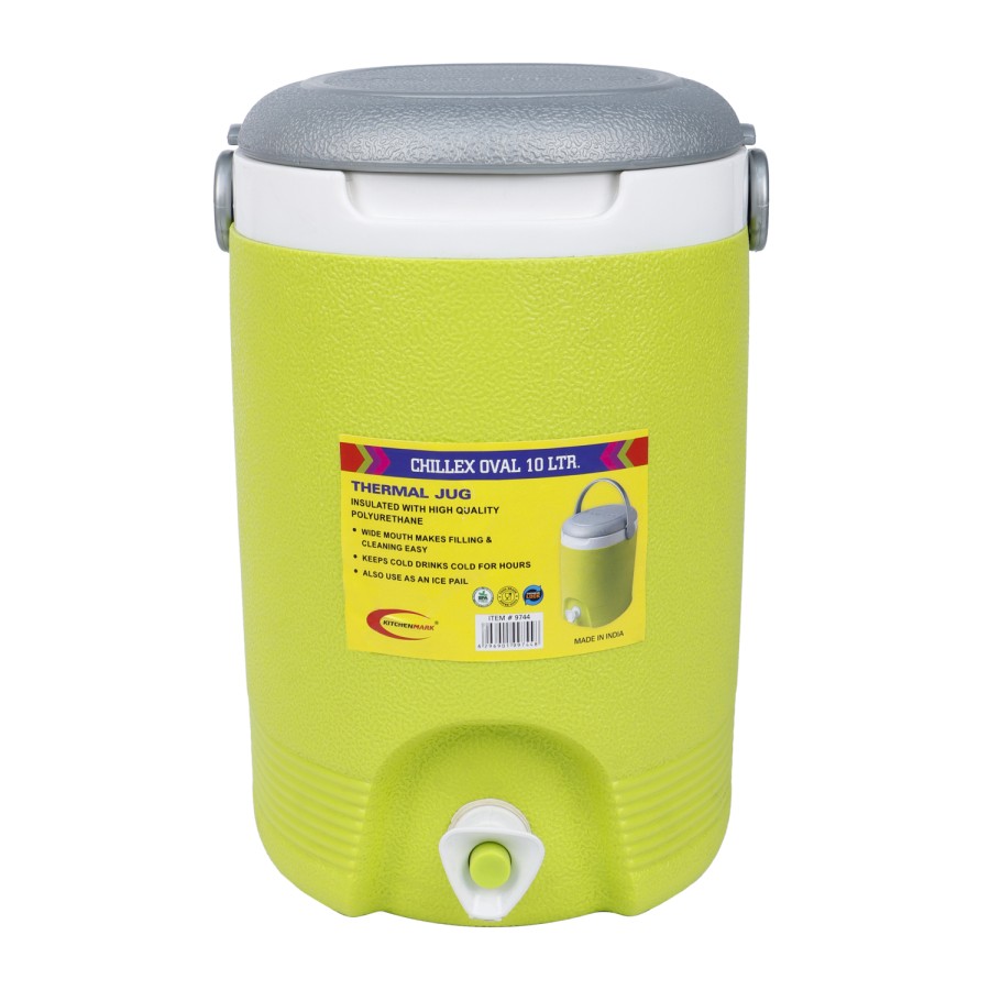 KITCHENMARK Cooler Chillex Oval Thermal Jug 10000ml - Green 