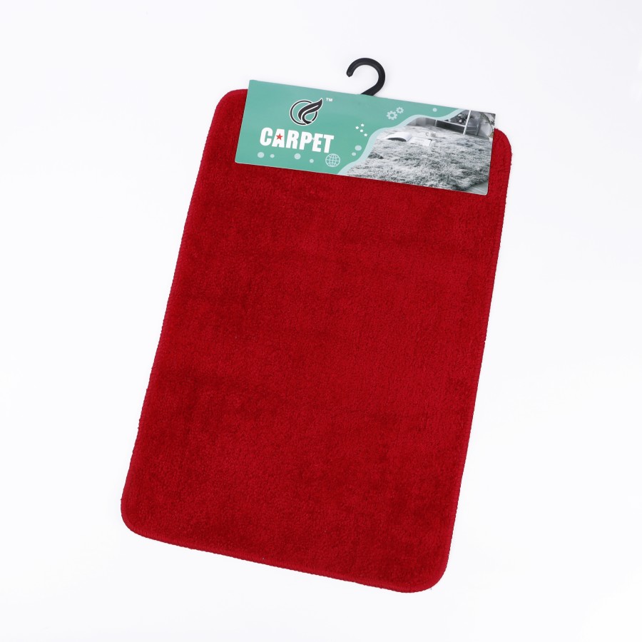 Generic Soft Polyester Floor Mat 58x38cm - 6 Color Pack