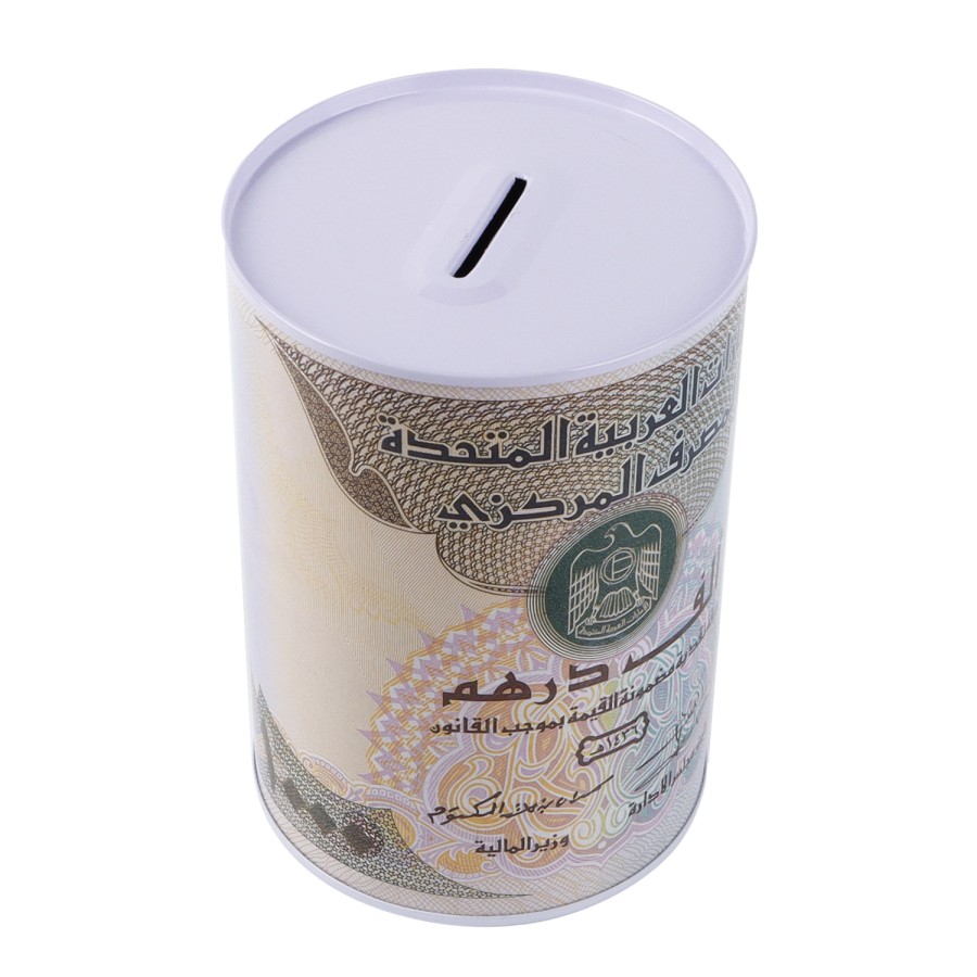 Generic Metallic Dirham Currency Design Coin Box 15cm