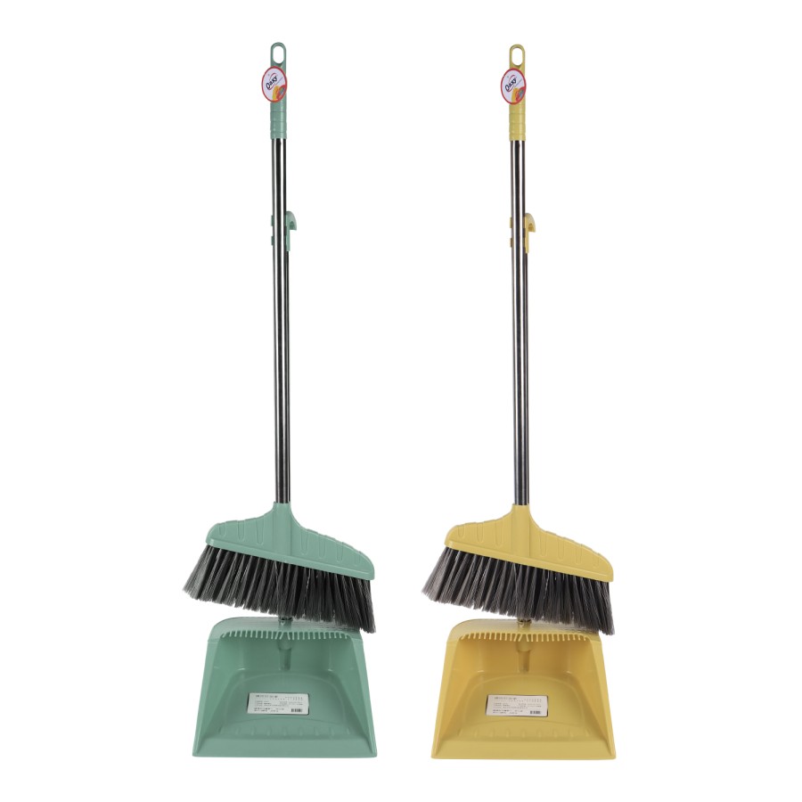 Generic Dustpan with Brush Set 100cm - 2 Color Pack