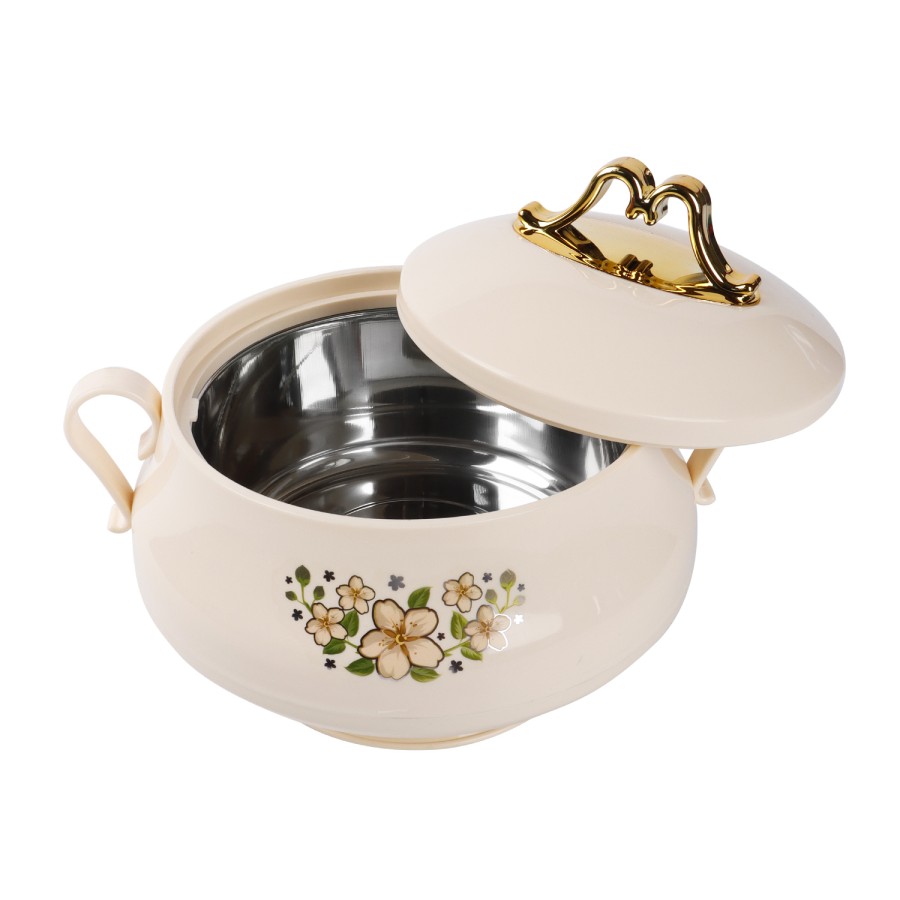 KITCHENMARK Shahi Stainless Steel Insulated Hotpot 2500ml - Beige