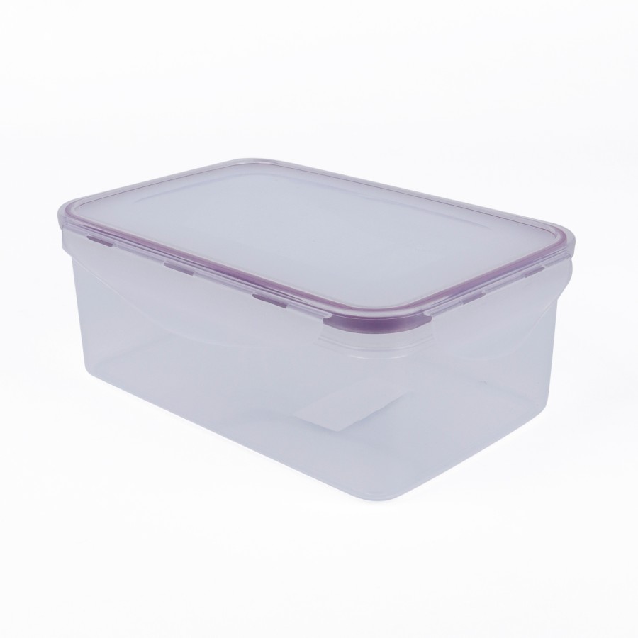 KITCHENMARK Lock and Safe Plastic Container 1300ml - Transparent