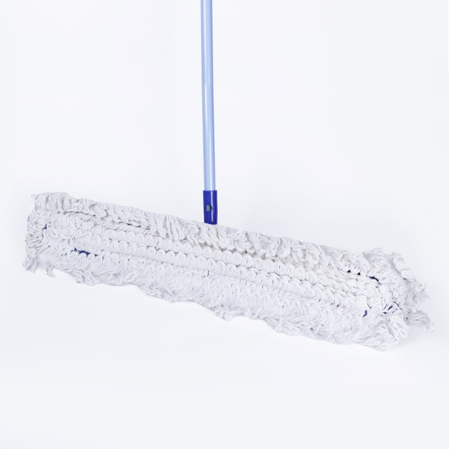 Oaxy Floor Cleaning Dustmop Airport Mop Full Set - 80cm Blue