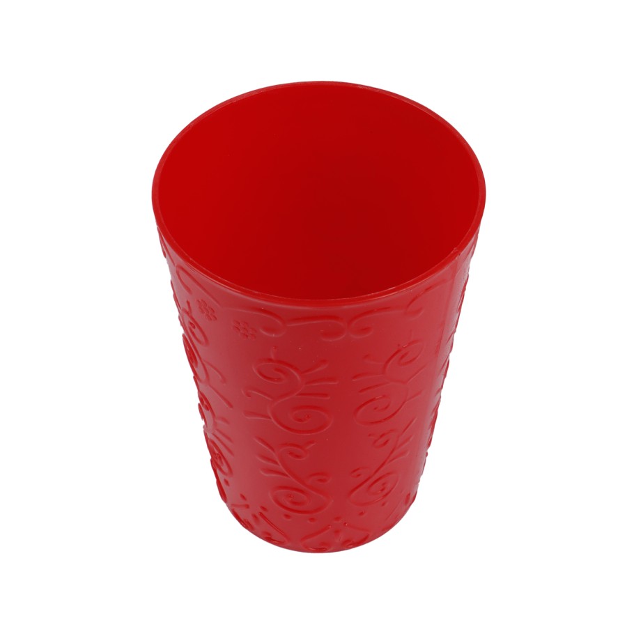 Generic 6pcs Plastic Cup Set 400ml - Multicolor