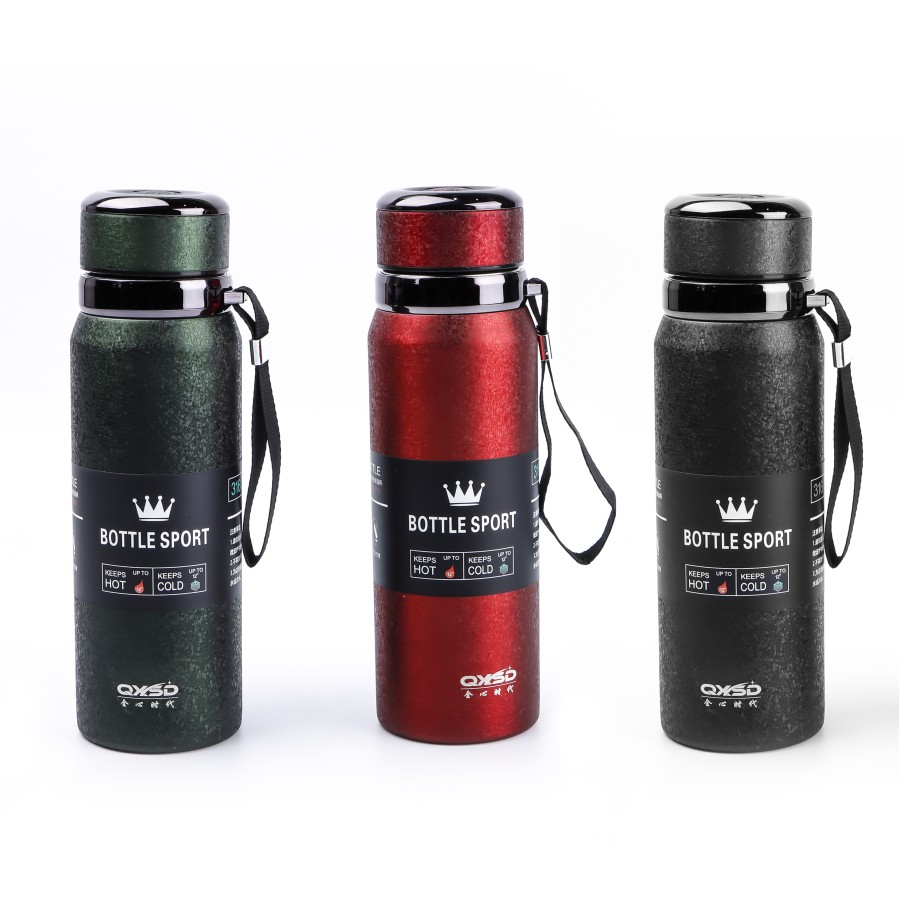 Generic Vacuum Thermos Stainless Steel Bottle 600 mL - 3 Color Pack