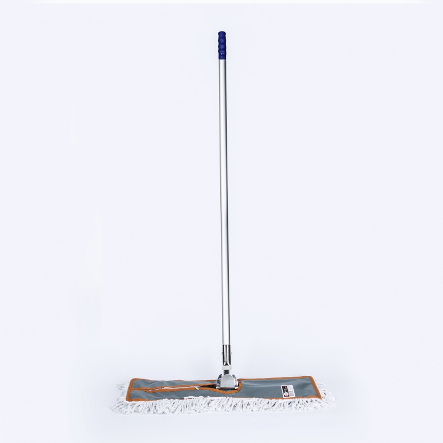 Oaxy Floor Cleaning Dustmop Airport Mop Full Set - 60cm Silver