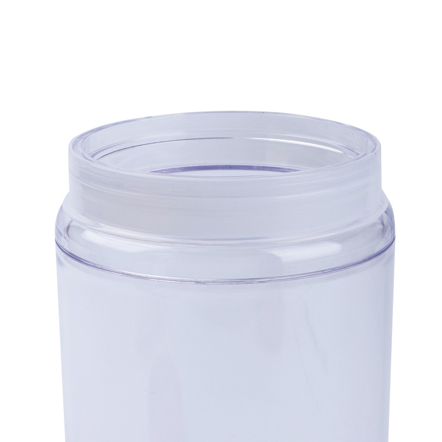 Generic Airtight Canister Transparent Container 1700ml Pink