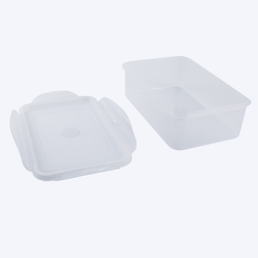 Generic Rectangular Airtight Plastic Food Container 1200ml