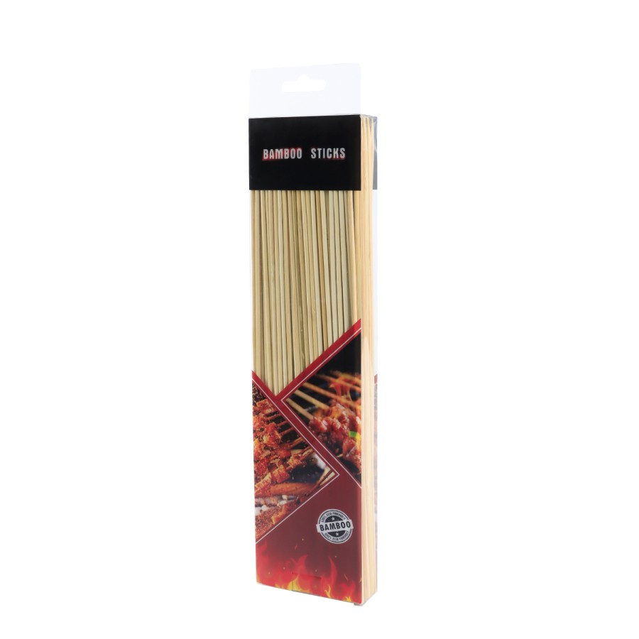 Generic 100pc 4mm Bamboo Stick BBQ Skewer 35cm