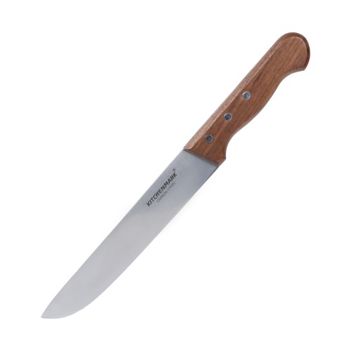 KITCHENMARK Carbon Steel Wooden Handle Kitchen Knife 33cm