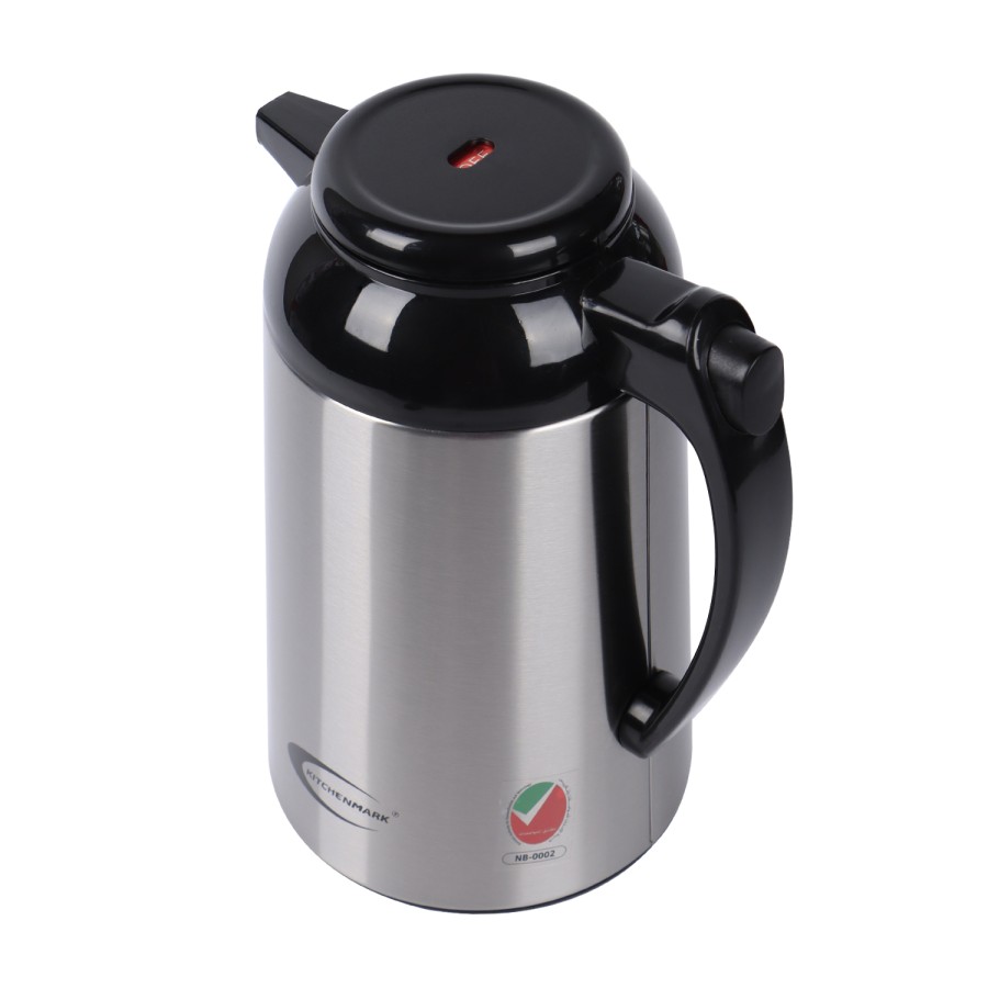 KITCHENMARK 1L Vacuum Flask - Silver