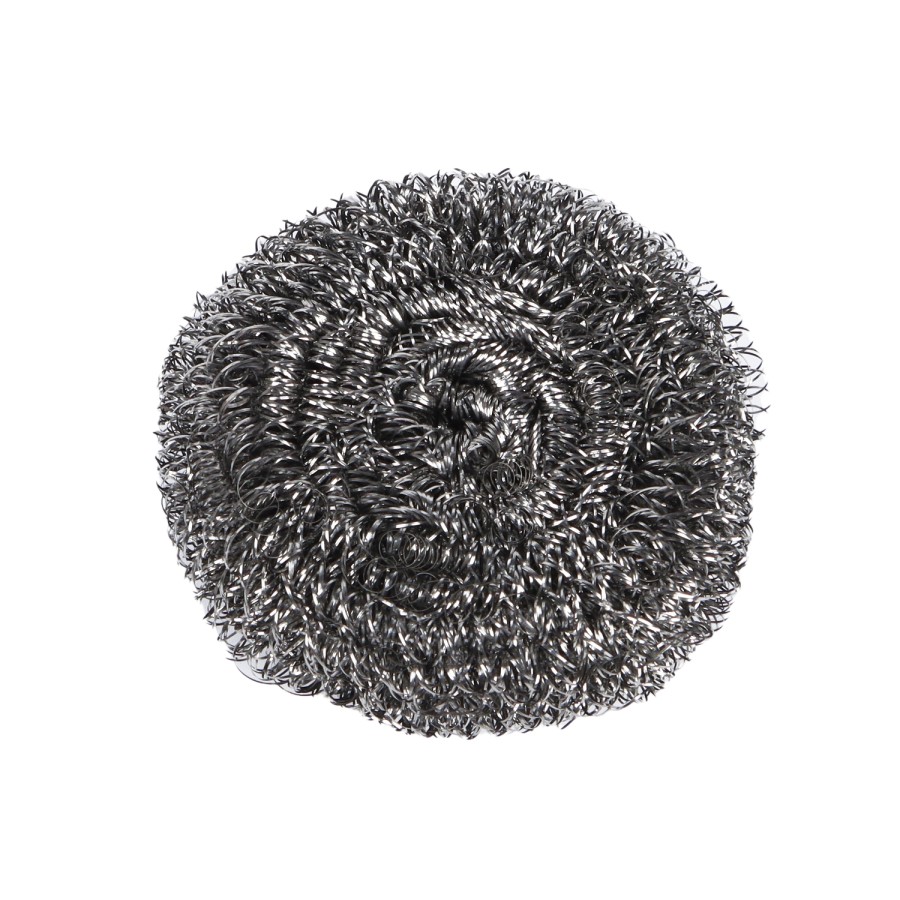 Generic 6pc Stainless Steel Steel Wool Scourer Set - Silver